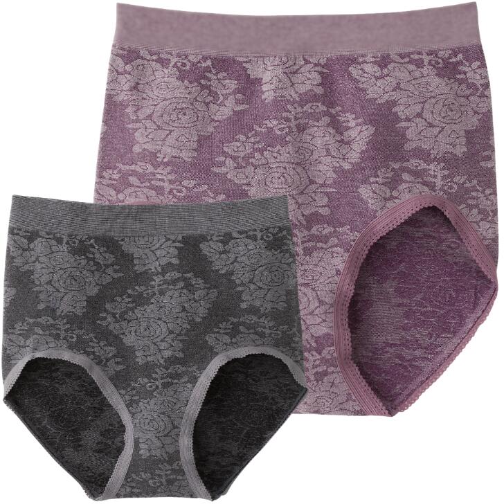 高齢者 下着 ショーツ 全2色 M-LL 【 ストレッチショーツ(2枚組) K22 】 履きやすい 介護 衣料 シニア レディース 祖母 おばあちゃん 70代 80代 90代のサムネイル