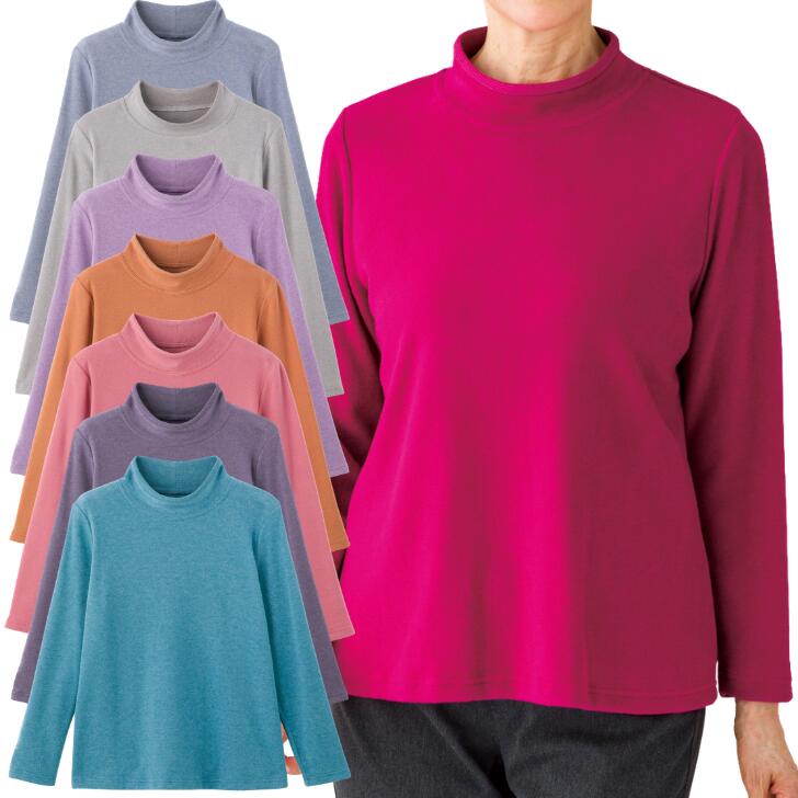 シニア ファッション レディース Tシャツ 2026 秋冬 全8色 ML/LL 【 あったか起毛Tシャツ A25 】 トップス nc 敬老の日 プレゼント ギフト 誕生日 シニア レディース 母 祖母 おばあちゃん 50代 60代 70代 80代 90代 cheerup-senior-10002234 シニアファッション チアラップ パッケージ画像