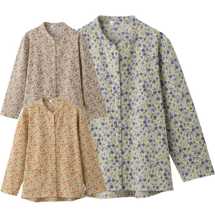 乾燥機対応 服 シニア ファッション レディース Tシャツ 2026 秋冬 全3色 S-3L 【 ふんわり微起毛スナップボタン前開きTシャツ A25 】 トップス 敬老の日 プレゼント ギフト 誕生日 シニア レディース 母 祖母 おばあちゃん 50代 60代 70代 80代 90代 cheerup-senior-10003715 シニアファッション チアラップ パッケージ画像