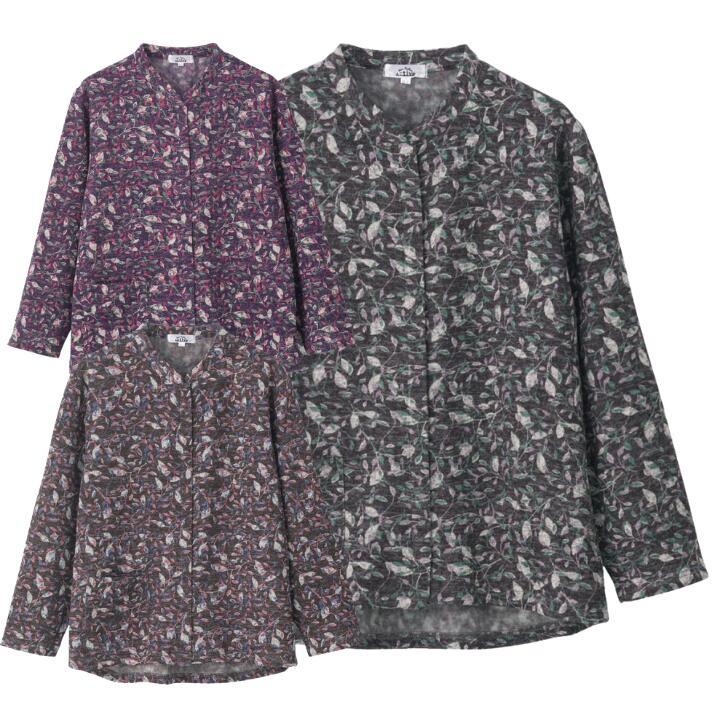 乾燥機対応 服 シニア ファッション レディース Tシャツ 2026 秋冬 全3色 ML/LL 【 裏起毛スナップボタン前開きTシャツ A25 】 トップス 敬老の日 プレゼント ギフト 誕生日 シニア レディース 母 祖母 おばあちゃん 50代 60代 70代 80代 90代 cheerup-senior-10003698 シニアファッション チアラップ パッケージ画像
