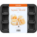 CHEFMADEブラウニー型 正方形 12個取 ノンスティック(32.5*25.7*4.2cm)