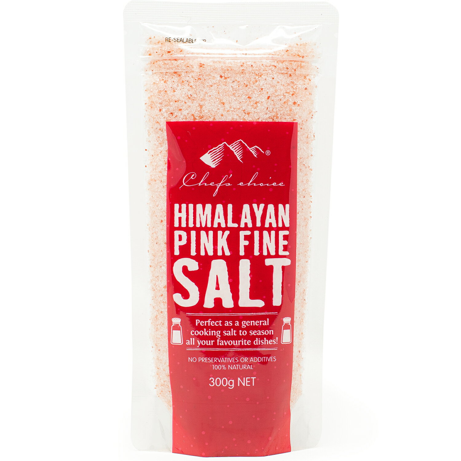 シェフズチョイス ヒマラヤ岩塩 300g 1kg 細かめ ファインタイプ Pink Salt Fine 300gg 岩塩 ピンクソルト ぴんくそると ピンク岩塩 業務用