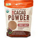 有機カカオパウダー [1kg x 1袋] 非アルカリ処理 RAW製法 純ココアパウダー Organic Raw Cacao Powder cocoa powder