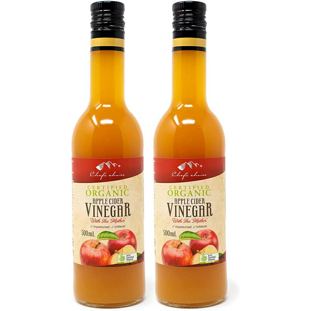 ե祤 ˥å åץ륵ӥͥ 500ml2 Organic Apple Cider Vinegar ͭ󥴿 󥴿 󤴿 åץ륵