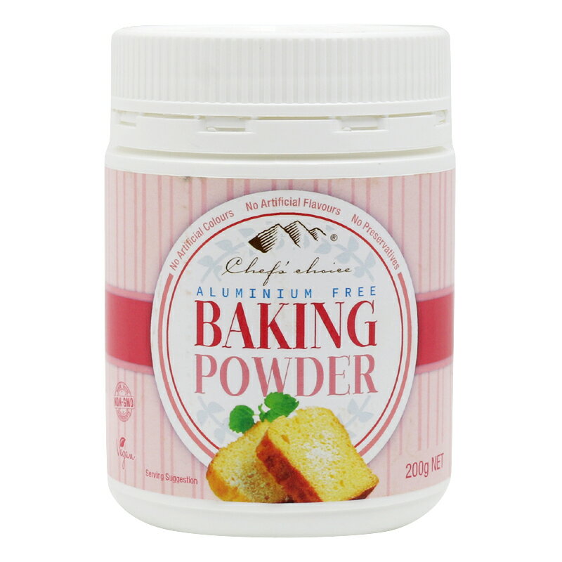 【訳あり】シェフズチョイス ベーキングパウダー 200g アルミニウム不使用 Baking Powder 米粉