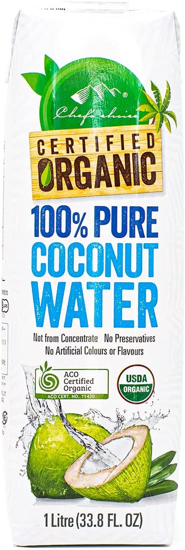 【訳あり】シェフズチョイス オーガニック ココナッツウォーター 1000ml×1本 100 ピュア 完全無添加 Organic 100 pure coconut water