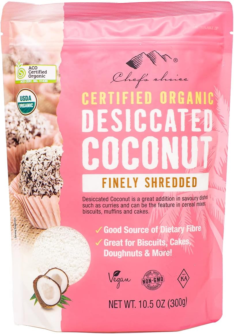 オーガニック ココナッツフレーク ファイン[有機JAS認証] 300g Organic desiccated Coconut flake ココナッツフレーク ドライココナッツ ココナッツファイン ココナッツパウダー