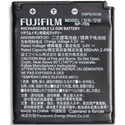 富士フィルム(フジフィルム)　チェキ99用充電式バッテリー　FUJIFILM NP-70S