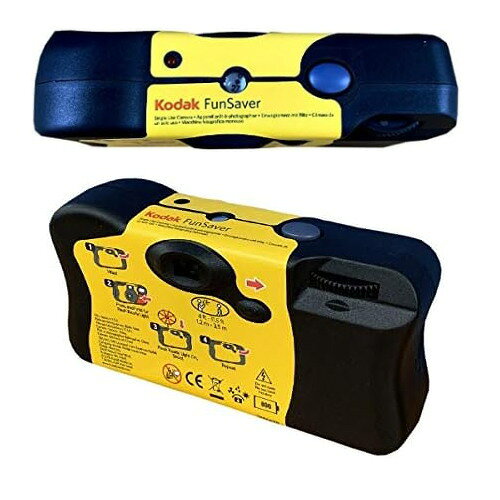 チェキカメラ専門店　チェキクラブのkodak コダック レンズ付きフィルム FUNSAVER ファンセーバー フラッシュ800 27枚撮｜アングル2