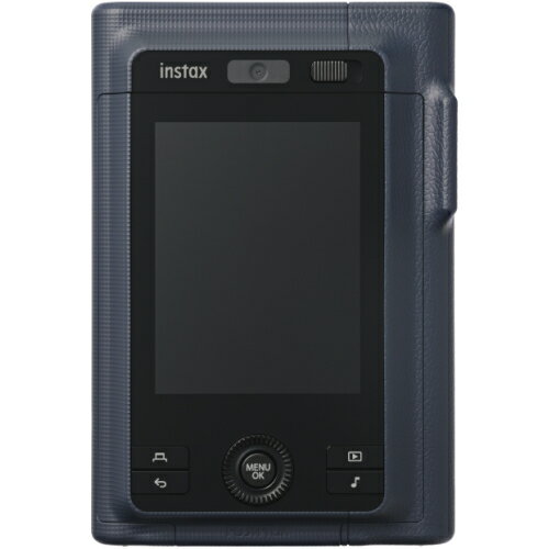 チェキカメラ専門店　チェキクラブの(フィルム40枚付)富士フィルム　チェキリプレイプラス　ミッドナイトブルー チェキカメラ ins mini LiPlay+　MIDNIGHT BLUE｜アングル2