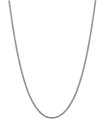 【送料無料】 10k ソリッド ホワイト ゴールド グルメ チェーン ネックレス 41cm 45cm 50cm 55cm 61cm ,1.5mm ダイヤモンド ...