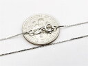 【送料無料】 10k 51cm ソリッド ホワイト ゴールド ボックス ネックレス チェーン 0.5mm 10K ゴールド ダイヤモンド ジュエリー JOERODEO 【JACOB&CO ジェイコブ アンド コー/Aqua Master アクアマスター/Joe Rodeo ジョーロデオ正規品販売店】