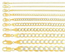 【送料無料】ソリッド 10K イエロー ゴールド キューバリンク ペイブ 約10mm 約76cm ネックレス ブレスレット JOERODEO 【JACOB&CO...