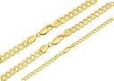 【送料無料】10K イエロー ゴールド キューバ カーブ リンク ネックレス 約5.5mm 約76cm ネックレス ブレスレット JOERODEO 【JACOB&CO ジェイコブ アンド コー/Aqua Master アクアマスター/Joe Rodeo ジョーロデオ 正規品販売店】