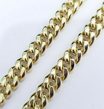 【送料無料】 10k イエローゴールド 7mm マイアミキューバンチェーン ネックレス ボックス クラスプ 67cm JOERODEO 【JACOB&CO ジェイコブ アンド コー/Aqua Masterアクアマスター/Joe Rodeo ジョーロデオ/Techno by JPM テクノバイジェイピーエム正規品販売店】