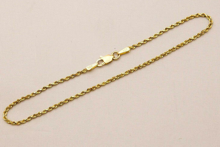 【送料無料】 14k イエローゴールド ロープチェーン ネックレス 1.5mm 41cm 46cm 51cm 56cm 61cm 67cm 72cm 77cm 92cm JOERODEO 【JACOB＆CO ジェイコブ アンド コー/Joe Rodeo ジョーロデオ/Techno by JPM テクノバイジェイピーエム正規品販売店】