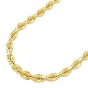 【送料無料】14K イエロー ゴールド ダイヤモンド カット 約2.5mm 約56cm ロープ チェーン ネックレス ペンダント JOERODEO 【JACOB...
