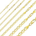 【送料無料】14k ソリッド イエロー ゴールド マリナー ネックレス チェーン 約34mm 約56cm ネックレス ブレスレット JOERODEO 【JACO...