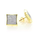 【送料無料】14K 14金 ローズゴールド パヴェ セット ラウンド ダイヤモンド ピアス 0.87 シングル JOERODEO 【JACOB&CO ジェイコブ...