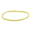 【送料無料】10K イエローゴールド ロープチェーン 約2.5mm 約18cm ネックレス ブレスレット JOERODEO 【JACOB&CO ジェイコブ アンド コー/Aqua Master アクアマスター/Joe Rodeo ジョーロデオ/Techno by JPM テクノバイジェイピーエム 正規品販売店】(4)