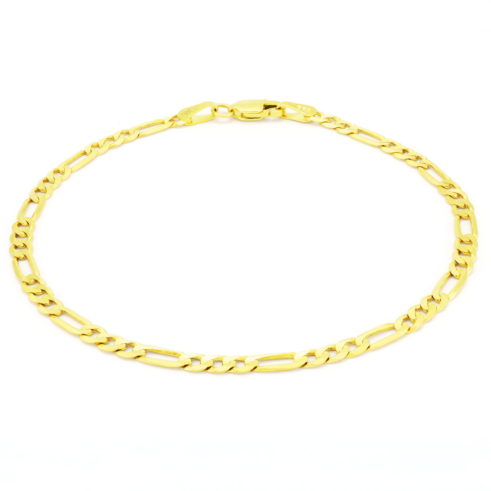【送料無料】10K イエローゴールド イタリアンフィガロチェーン 約3mm 約22cm ネックレス ブレスレット JOERODEO 【JACOB&CO ジェイコブ アンド コー/Aqua Master アクアマスター/Joe Rodeo ジョーロデオ/Techno by JPM テクノバイジェイピーエム 正規品販売店】