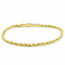 【送料無料】14K イエローゴールド ロープチェーン 約2mm 約18cm ネックレス ブレスレット JOERODEO 【JACOB&CO ジェイコブ アンド コー/Aqua Master アクアマスター/Joe Rodeo ジョーロデオ/Techno by JPM テクノバイジェイピーエム 正規品販売店】(4)