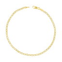 【送料無料】14K イエローゴールド マリーナチェーン 約3mm 約21.5cm ネックレス ブレスレット JOERODEO 【JACOB&CO ジェイコブ ア...