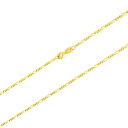 【送料無料】14K イエローゴールド フィガロチェーン 約2.25mm 約45cm ネックレス ブレスレット JOERODEO 【JACOB&CO ジェイコブ アンド コー/Aqua Master アクアマスター/Joe Rodeo ジョーロデオ/Techno by JPM テクノバイジェイピーエム 正規品販売店】(4)