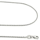 【送料無料】14K ホワイトゴールド ロープチェーン 約1mm 約45.5cm ネックレス ブレスレット JOERODEO 【JACOB&CO ジェイコブ アンド コー/Aqua Master アクアマスター/Joe Rodeo ジョーロデオ/Techno by JPM テクノバイジェイピーエム 正規品販売店】(4)