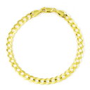 【送料無料】14K イエローゴールド キューバンチェーン 約5.5mm 約19cm ネックレス ブレスレット JOERODEO 【JACOB&CO ジェイコブ ...