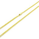 【送料無料】14K イエローゴールド キューバンチェーン 約2.5mm 約61cm ネックレス ブレスレット JOERODEO 【JACOB&CO ジェイコブ ...