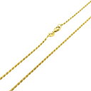 【送料無料】14K イエローゴールド ロープチェーン 約1.8mm 約40cm ネックレス ブレスレット JOERODEO 【JACOB&CO ジェイコブ アン...