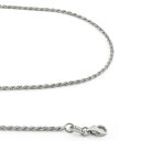 【送料無料】14K ホワイトゴールド ロープチェーン 約1.5mm 約51cm ネックレス ブレスレット JOERODEO 【JACOB&CO ジェイコブ アン...