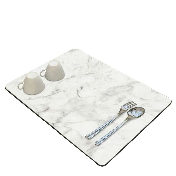 キッチン 水切りマット珪藻土 水切りマット キッチン 大理石 キッチンマット ソフトマット 食器乾燥マット 食器収納 抗菌 速乾吸水 コースター 珪藻土マット 台所用品 洗面所マット 滑り止め 30*40cm 40*50cm 50*60cm 送料無料