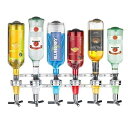 ワンショットメジャー ラック 壁掛け式 6連ボトルタイプ ボトルディスペンサー 計量 BAR 4連ボトルタイプ 居酒屋 お店 ウイスキー お酒 ワイン・バー用品...