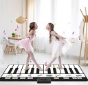 ピアノマット 24鍵盤 10デモ曲 8種類楽器音 録音機能 録音再生機能 ワンキーワンノート機能 ミュージックマット 音楽マット 滑り止め 折り畳み式 高音質 ...