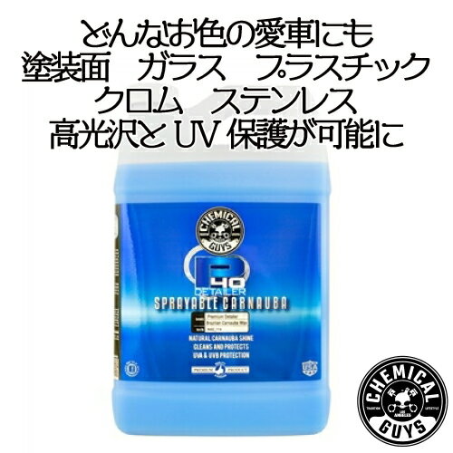 P40 Detailer Spray　with Carnauba 1gallon　CHEMICAL GUYS ケミカルガイズ　洗車用品　カーメンテナンス　カー用品　カーケア 液体カーワックス