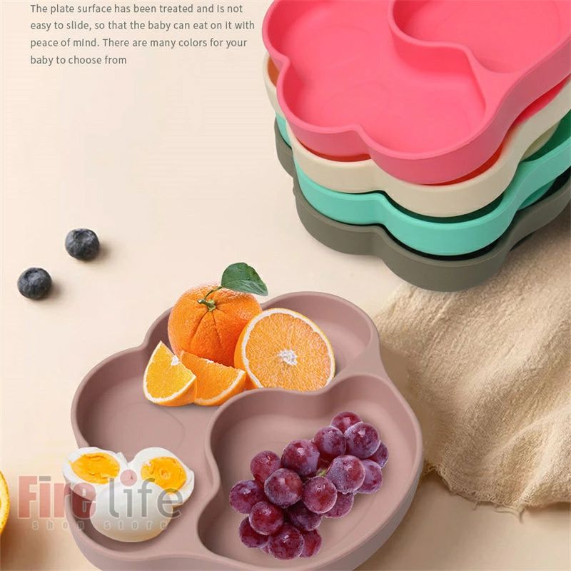 ベビー食器セット ベビー食器 離乳食プレート 子ども用食器 5点セット 全10色 吸盤...