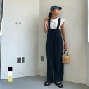 【LAST SUMMER SALE】通常価格¥7,500→¥6,000 サロペット UVカット 軽撥水 ナイロン 着丈調節可能 レディース カジュアル ママファッション レジャー アウトドア 紫外線対策 軽量素材 ハイウエスト 送料無料 CHERI/高機能サロペット(Original)