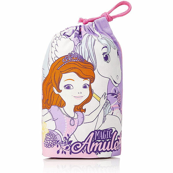 コップ袋 ソフィア ディズニー プリンセス 巾着 歯ブラシ ホルダー お箸入れ 小物入れ キッズ グッズ 子供 【k393297】