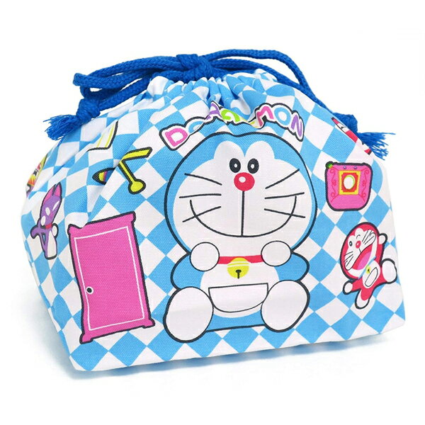 楽天キャラクター雑貨CHERICOドラえもん お弁当袋 ランチバック DORAEMON 巾着弁当袋 KB-1 キャラクター キッズ 子供 入園 男の子 女の子 男児 女児 学用品 小学校 ギフト プレゼント 男児 女児 学用品 保育園 幼稚園 生地 お得 【rk1221】