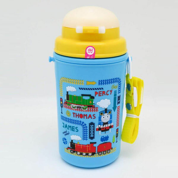 保冷水筒 ストロー水筒 きかんしゃトーマス 450ml 136528 子供 キッズ 男の子 オー...