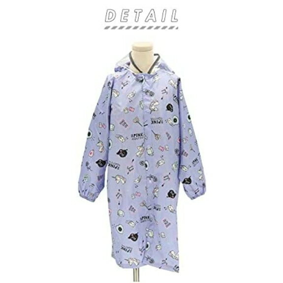 キッズ レインコート パープル ユニコーン 125cm-135cm 雨の日 便利 グッズ 雨具 傘 雨合羽 ポンチョ 自転車 ロング丈 袖あり おしゃれ レインポンチョ 原付 バイク 通勤 通学 レインウェア カッパ リュック【za012979】