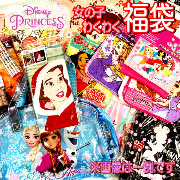 福袋 2026 ラプンツェル ディズニー プリンセス グッズ 幼稚園 小学生 ランチ プレゼント お楽しみ 人気 キャラクター 女の子 子供 キッズ かわいい 限定 【fuk0128】