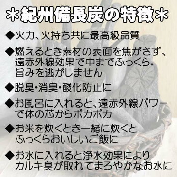 紀州備長炭 炊飯 飲料用 30本パック 消臭 効果 インテリア カット お得 トイレ 靴箱 玄関 ミネラル ウォーター 水 ご飯 飲料水 【sumi0004】