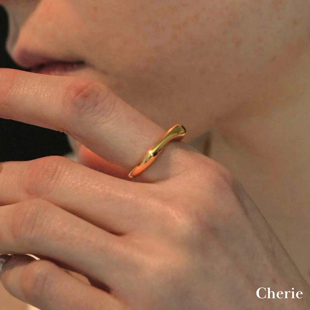 【 99%off -9/4 20時- 】 アクセサリー ジュエリー リング シンプル ゴールド トレンド 指輪 上品 人気 エレガント きれい 大人 オフィス 綺麗 流行 結婚式 誕生日 オケージョン ギフト プレゼントのサムネイル