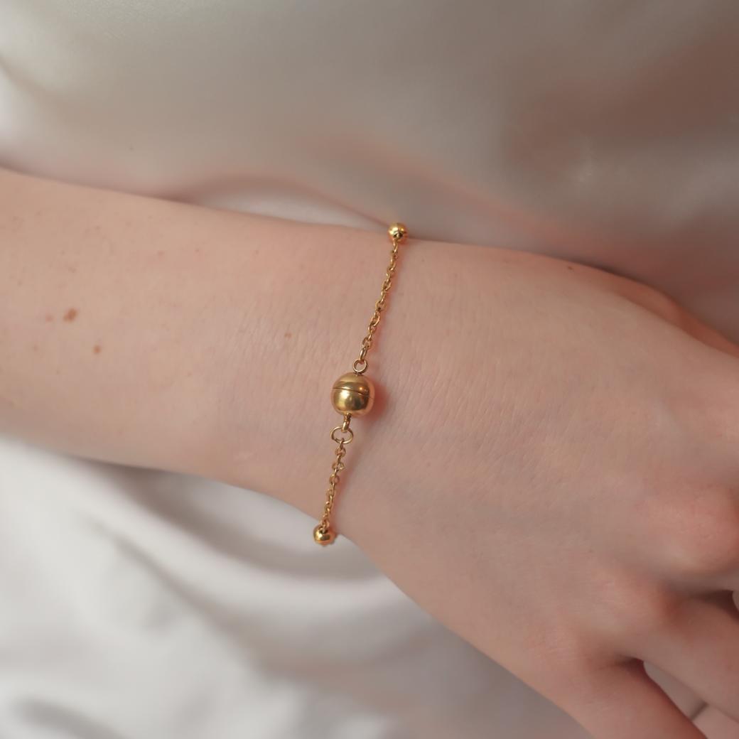 【 30%OFF 】3780円→2640円アクセサリー ジュエリー ブレスレット つけっぱなし 金アレ シンプル ゴールド トレンド サージカルステンレス 上品...