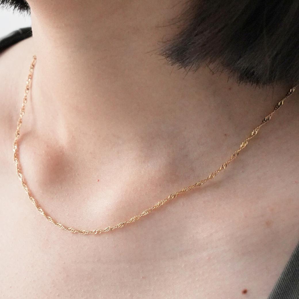 【 30%OFF 】2480円→1980円 ネックレス つけっぱなし アクセサリー おしゃれ レネラ レディース シンプル チェーン オケージョン プレゼント ...