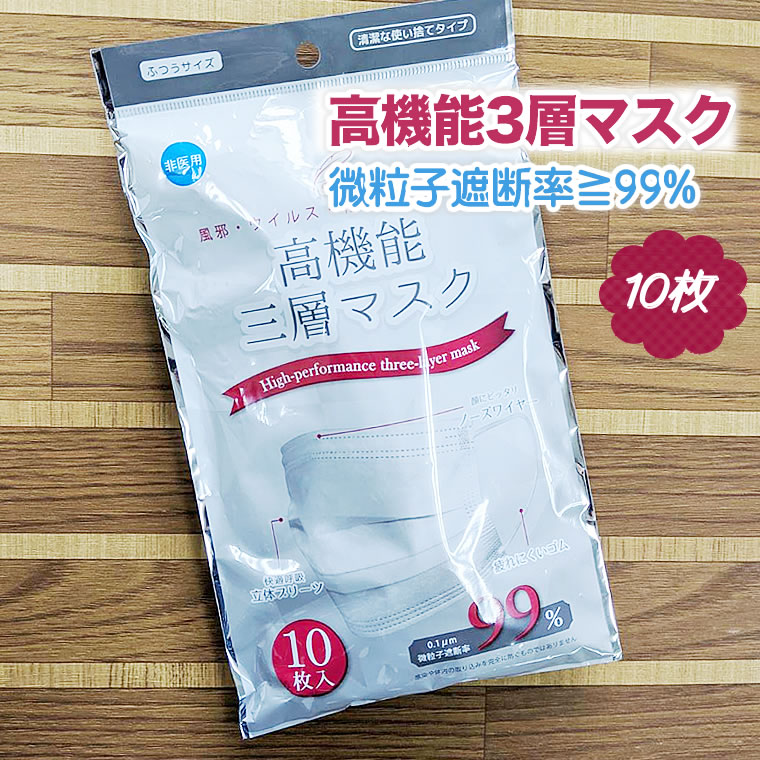 PFE マスク 大人 男性 女性 レギュラー 10枚入り 使い捨て 不織布 使い捨てマスク pfe pfe99% pfe99 送料無料 在庫あり