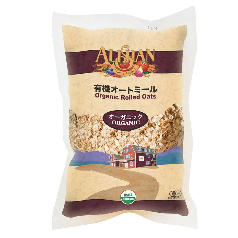 有機オートミール C35M (500g) ／アリサン Alishan 【無添加・有機JAS・無漂白・オーガニックなどのドライフルーツやナッツ、食材が多数】 アリサン・オーガニックセンター ALISHAN alishan 有機オートミール